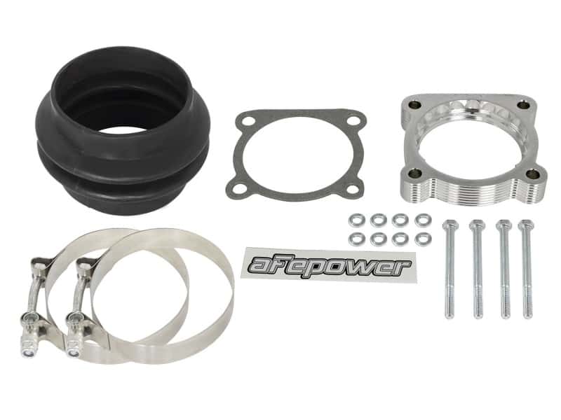 aFe — aFe Silver Bullet Throttle Body Spacers TBS Nissan Patrol 10-16 V8-5.6L
Throttle Body Spacer - view 4
