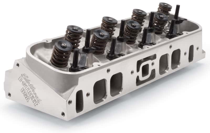 Edelbrock — Edelbrock Cyl Head E-Street BB Chevy Oval Port Complete Single
CYLINDER HEADS - view 9