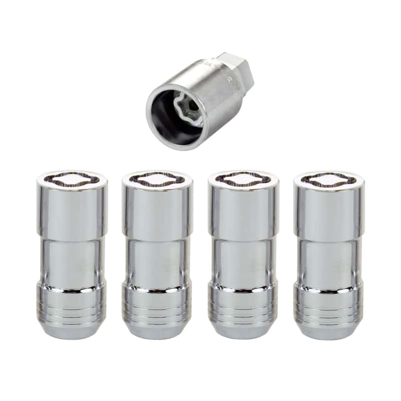 McGard — McGard Wheel Lock Nut Set - 4pk. (Cone Seat) M14X1.5 / 21mm & 22mm Dual Hex / 1.965in. L - Chrome - view 1