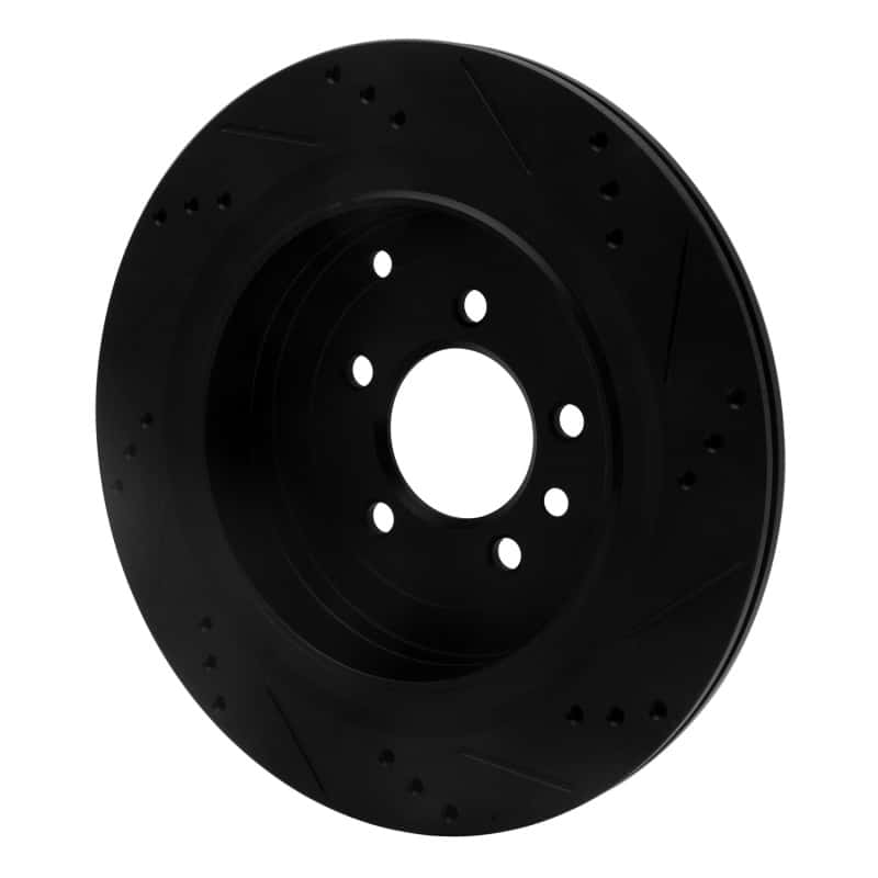 R1 Concepts — R1 05-16 Land Rover Discovery (Latin America) Rear Left Drilled & Slotted Black Brake Rotor
R1 Brake Rotor Drill - view 4