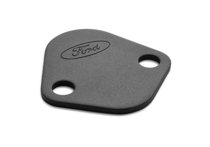 Ford Racing — Ford Racing Fuel Pump Block Off Plate - Black Crinkle Finish w/ Ford Oval
FuelPmpBlk-OffPlt - view 6