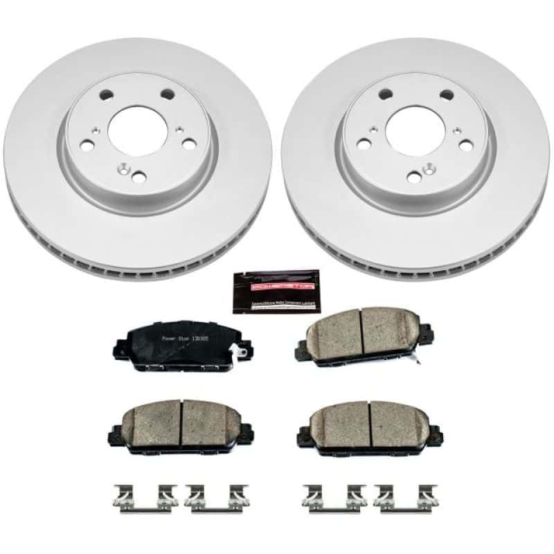 PowerStop — Power Stop 13-17 Honda Accord Front Z17 Evolution Geomet Coated Brake Kit - view 1