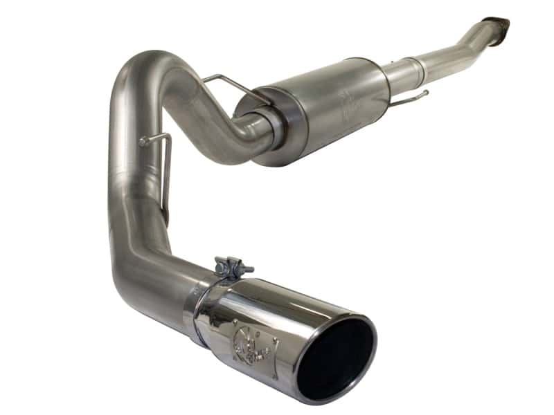 aFe — aFe MACHForce XP Exhaust Cat-Back SS-409 4in Polished Tip 11-12 Ford F-150 EcoBoost V6-3.5L (tt)
Cat-Back Exhaust
ExhstSysKt - view 1