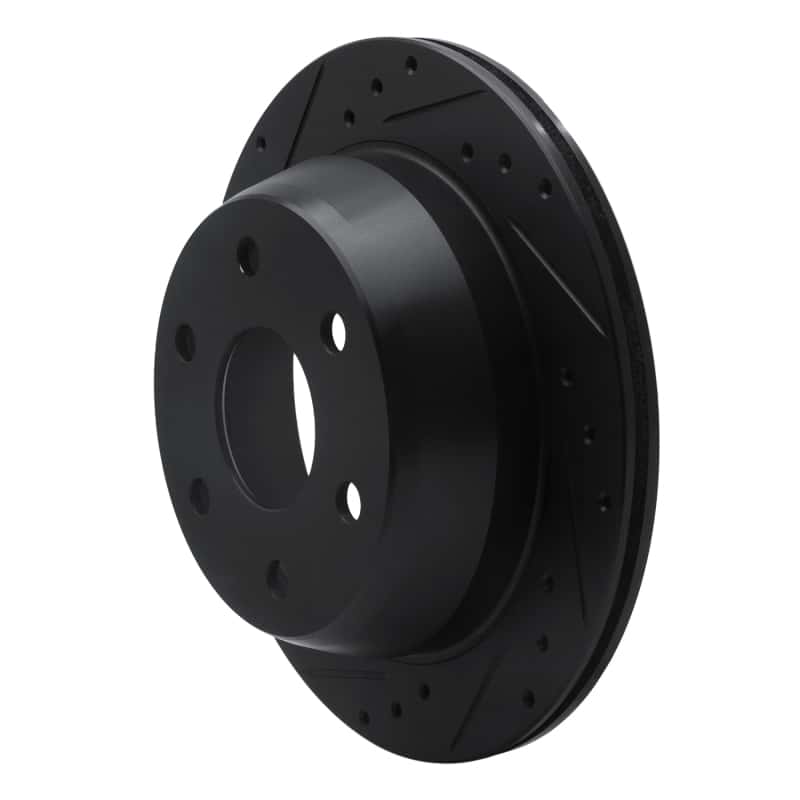 R1 Concepts — R1 99-07 Chevrolet AVALANCHE 1500 Rear Left Drilled & Slotted Black Brake Rotor
R1 Brake Rotor Drill - view 2