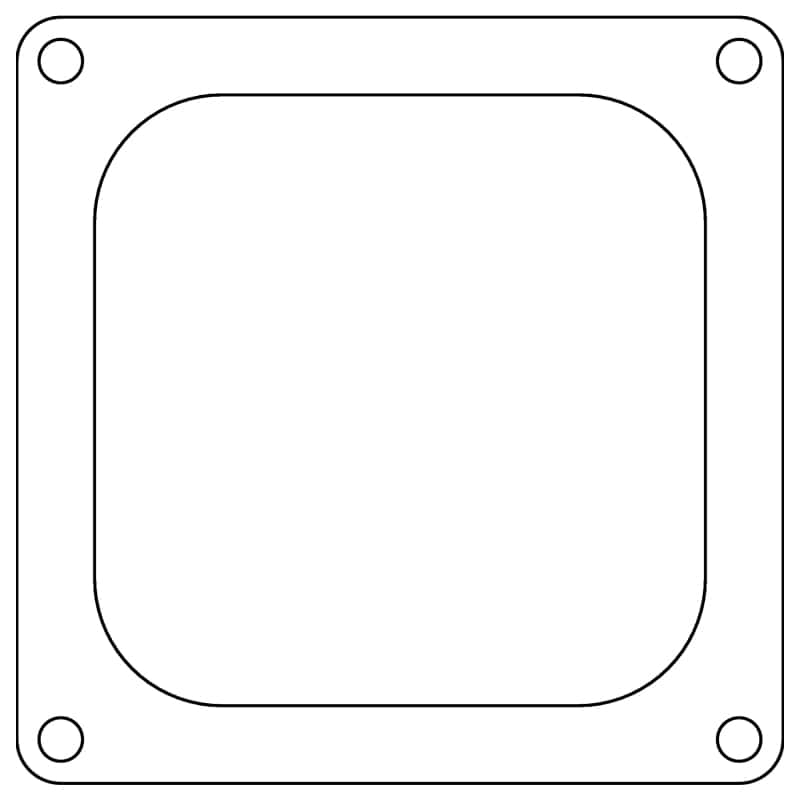 Cometic Gasket — Cometic Holley 4500 Dominator .060in Fiber Carburetor Gasket - 4.775in x 4.775in - Open Plenum
Carburetor Gasket - view 1