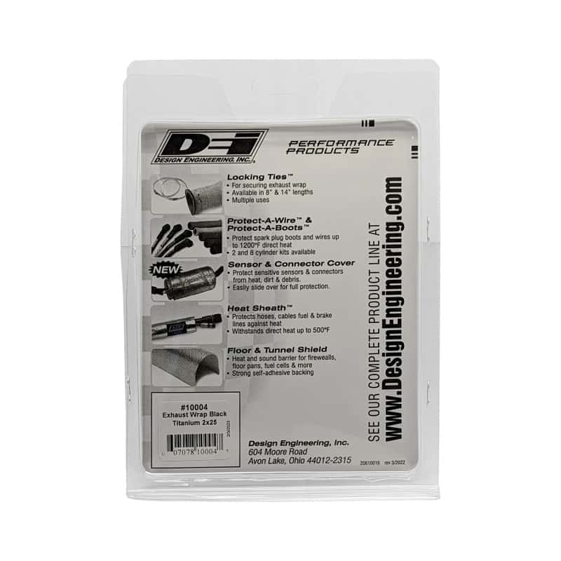 DEI — DEI Exhaust Wrap 2in x 25ft - Titanium - Black
Exhaust Wrap Kit - view 3