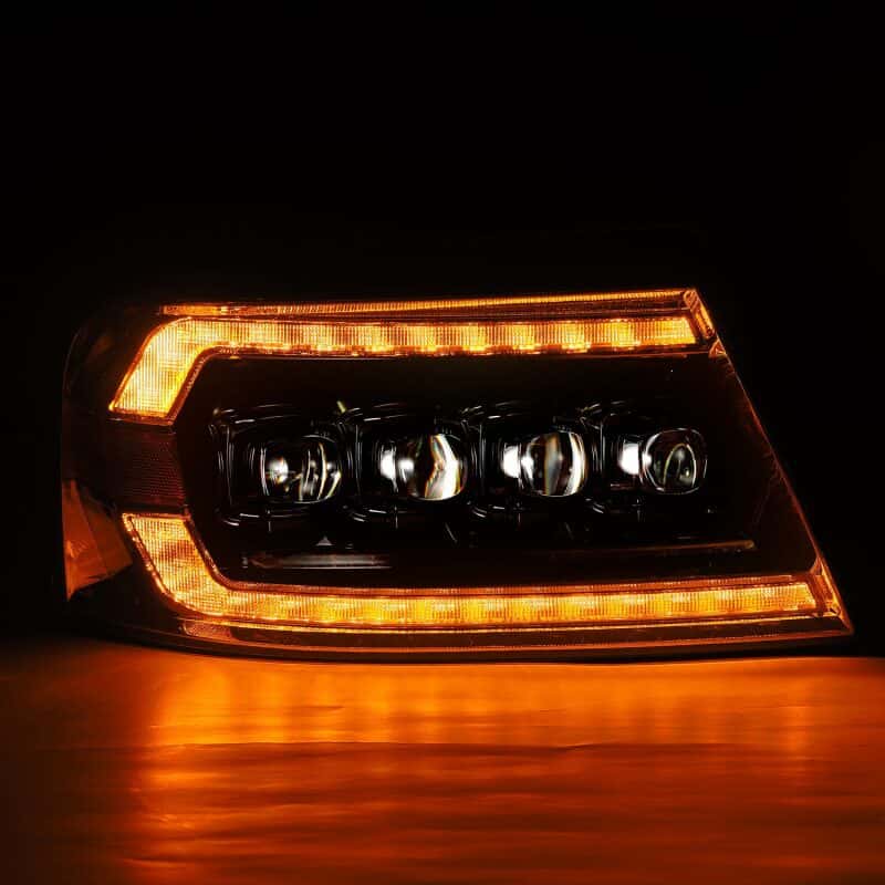 AlphaRex — AlphaRex 04-08 Ford F-150 (No 2004 Heritage) NOVA-Series LED Proj HL Chrome w/Actv Light / Seq. Sig
Projector Headlights - view 3