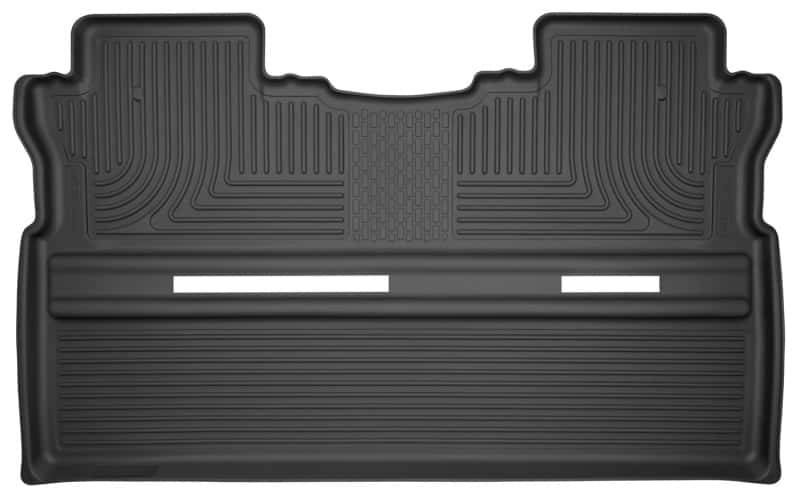 Husky Liners — Husky Liners 2017 Honda Ridgeline WeatherBeater 2nd Row Black Floor Liners - view 1