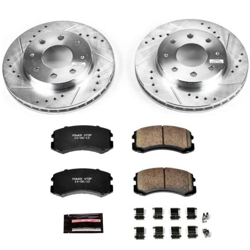 PowerStop — Power Stop 02-07 Mitsubishi Lancer Front Z23 Evolution Sport Brake Kit - view 1