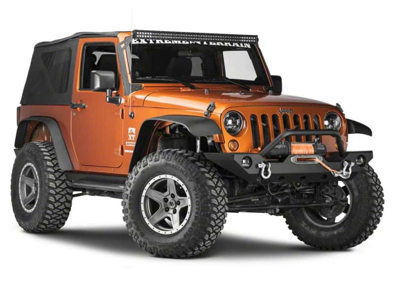 Raxiom — Raxiom 07-18 Jeep Wrangler JK 50-In LED Light Bar Windshield Mount
Mount - view 5