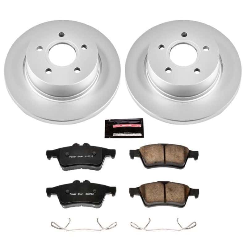 PowerStop — Power Stop 12-18 Ford Focus Rear Z17 Evolution Geomet Coated Brake Kit - view 1