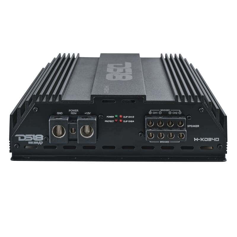 DS18 — DS18 4-Channel Amp 2x 1000/4ohm Bridge 4 x 550/2ohm 4 x 300/4ohm Watts RMS Black - view 4