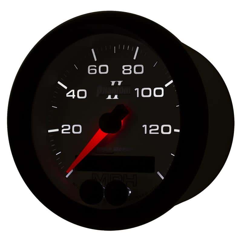 AutoMeter — Autometer Phantom II 3-3/8in 0-140MPH In-Dash Electronic GPS Programmable Speedometer
3-3/8" SPEEDO, 140 M - view 4