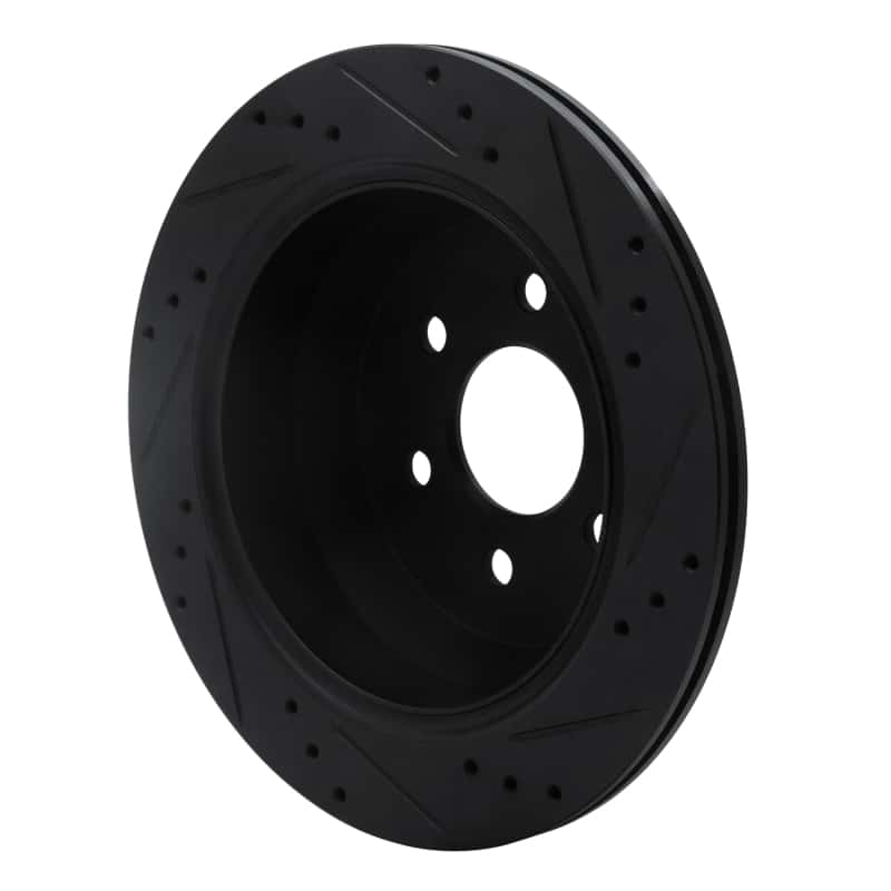 R1 Concepts — R1 15-20 Chevrolet Colorado Rear Left Drilled & Slotted Black Brake Rotor
R1 Brake Rotor Drill - view 4