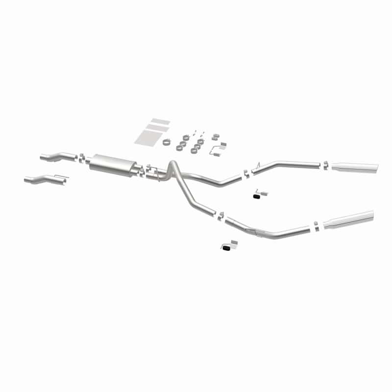 Magnaflow — MagnaFlow 11 Ford F-150 3.7L/5.0L/6.2L SS Catback Exhaust Dual Split Rear Exit w/ 3.5in SS Tips
Cat-Back - view 16