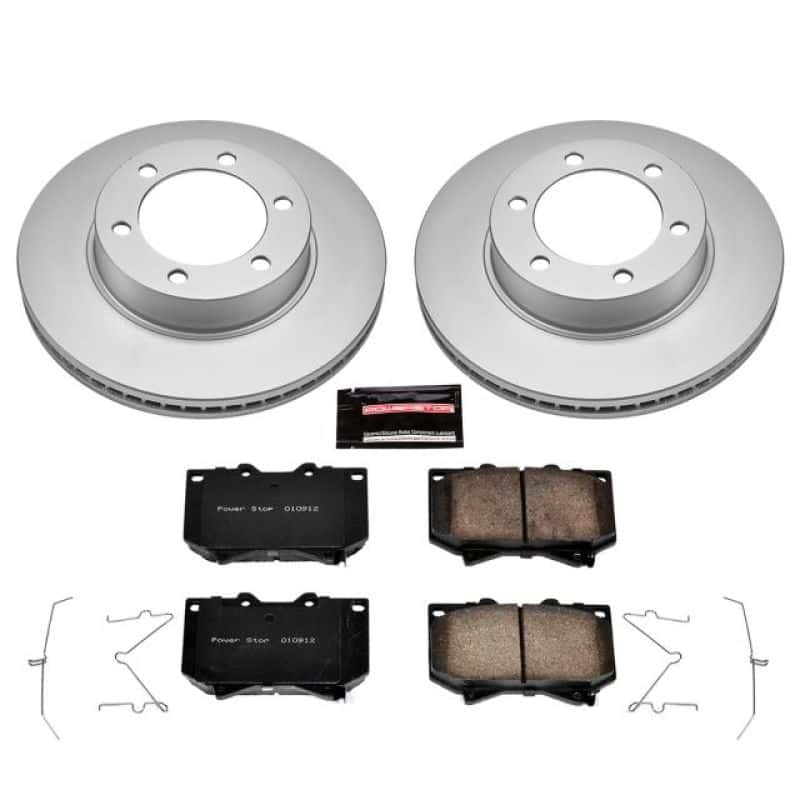 PowerStop — Power Stop 01-02 Toyota Sequoia Front Z17 Evolution Geomet Coated Brake Kit - view 1