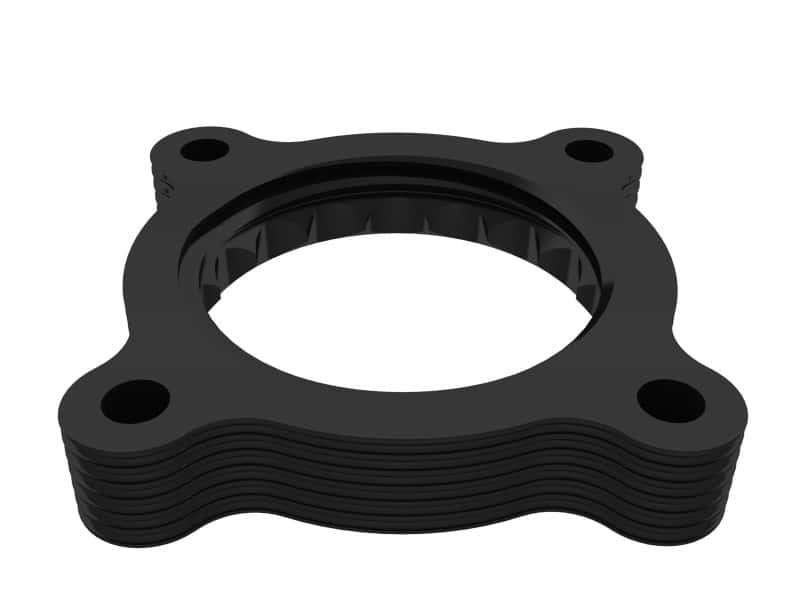aFe — aFe 15-19 Subaru Outback H4 2.5L Silver Bullet Throttle Body Spacer
Throttle Body Spacer - view 4