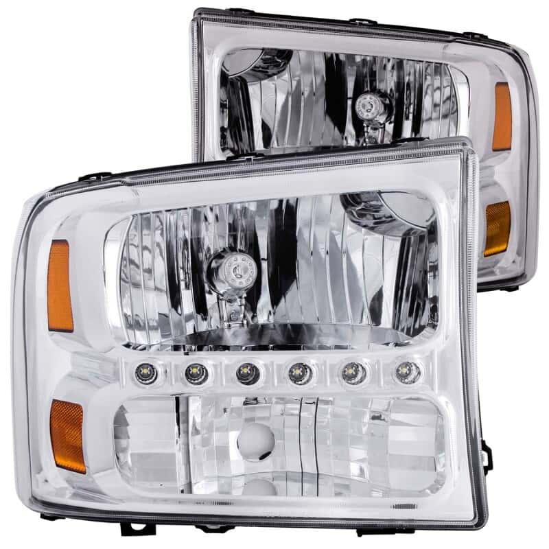 ANZO — ANZO 2000-2004 Ford Excursion Crystal Headlights Chrome w/ LED 1pc
Head Light Set
HdLtSet - view 2