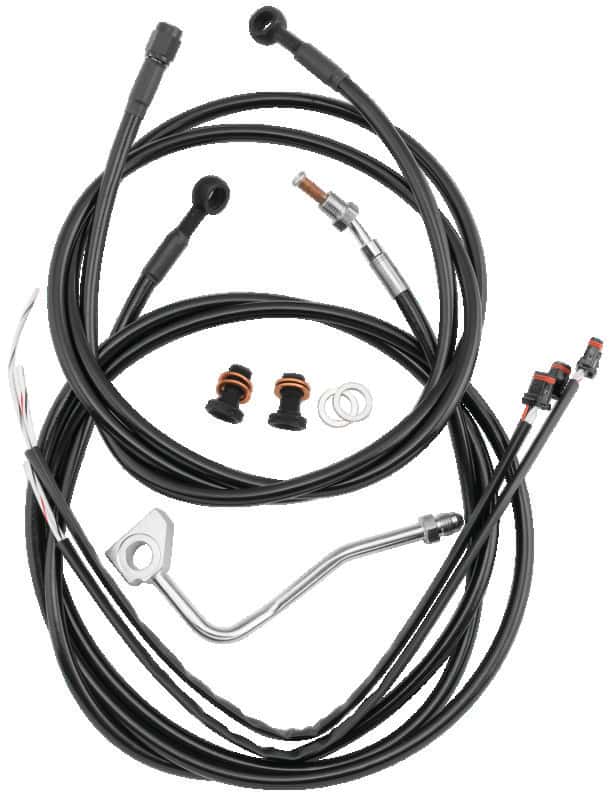 Burly Brand — Burly Brand Control Kit 13in Bagger Bar - Black - view 2