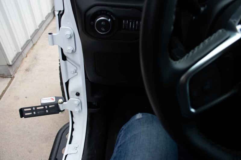Fishbone Offroad — Fishbone Offroad 2007+ Jeep Wrangler/Gladiator Steel - Black Foot Peg Set - view 9