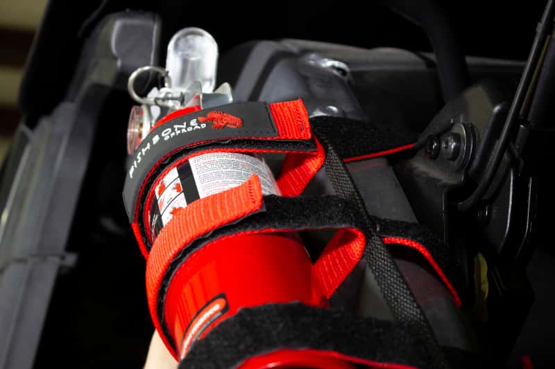 Fishbone Offroad — Fishbone Offroad Padded Roll Bar Red Fire Extinguisher Holder - view 10