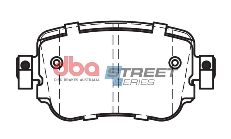 DBA — DBA 15-21 Volkswagen Golf S/SE/SEL Rear Street Series Brake Pads
Brake Pad - view 2