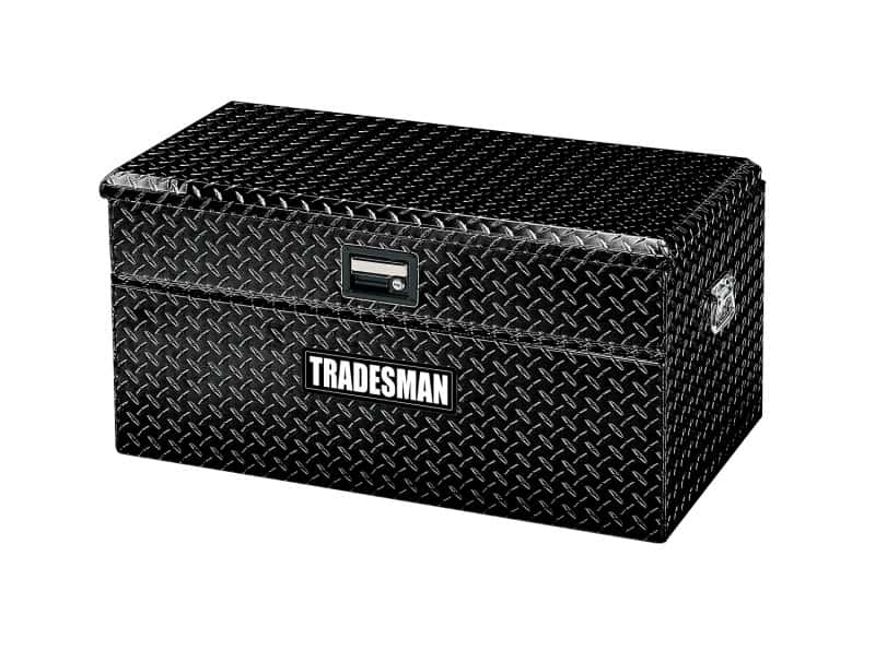 Tradesman — Tradesman Aluminum Flush Mount Truck Tool Box Full/Slim Line (60in.) - Black - view 1