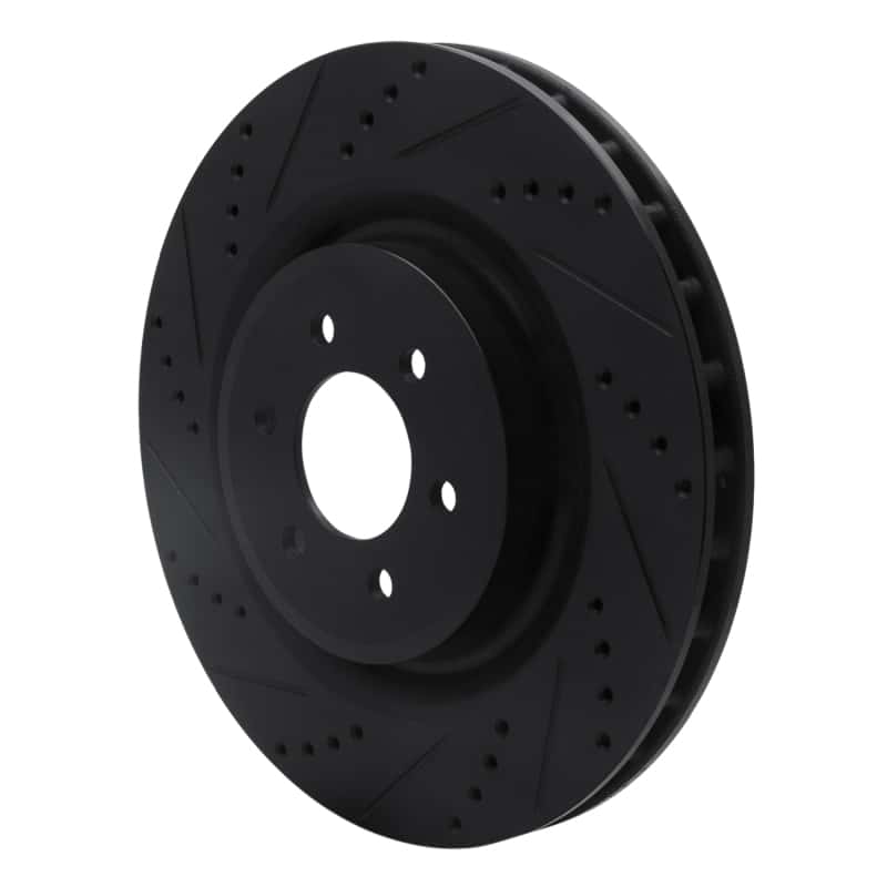 R1 Concepts — R1 03-17 Dodge Viper Rear Left Drilled & Slotted Black Brake Rotor
R1 Brake Rotor Drill - view 2