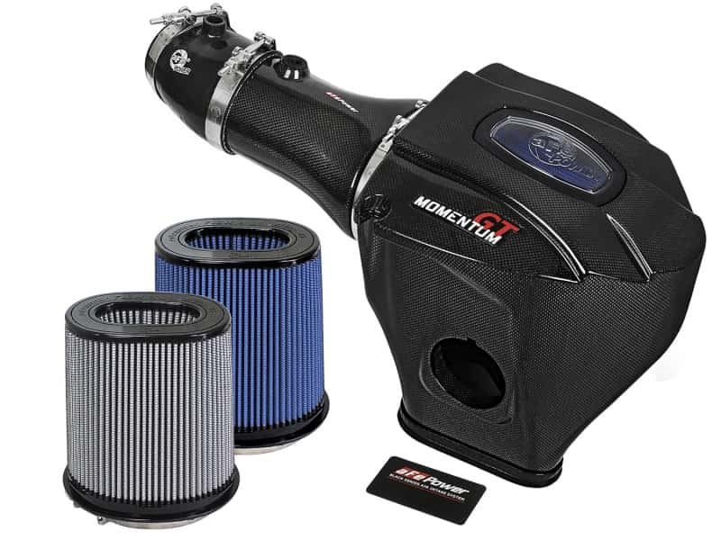 aFe — aFe Momentum GT Black Series Carbon Fiber CAIS 2017 Dodge Challenger/Charger SRT Hellcat V8-6.2L(sc)
Black Series Intake - view 1