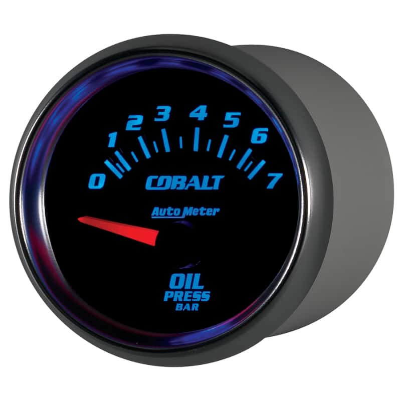 AutoMeter — Autometer Cobalt 52mm 0-7 BAR Short Sweep Electric Oil Pressure Gauge
GA 2" OILP 7BAR E CB - view 10