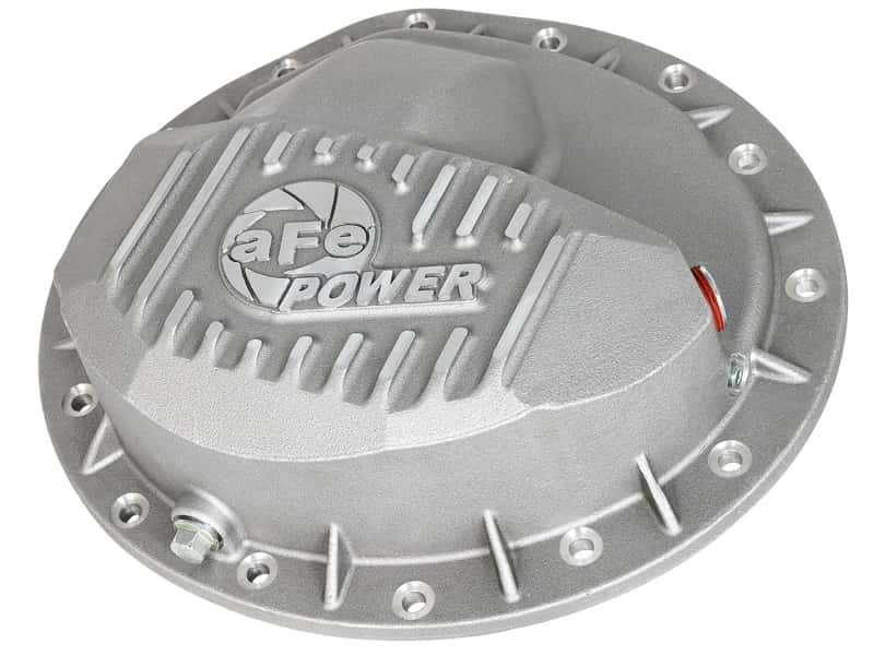 aFe — aFe Power Rear Differential Cover Raw w/Machined Fins Street Ser. 16-17 Nissan Titan XD (AAM 9.5-14)
Differential Cover - view 1