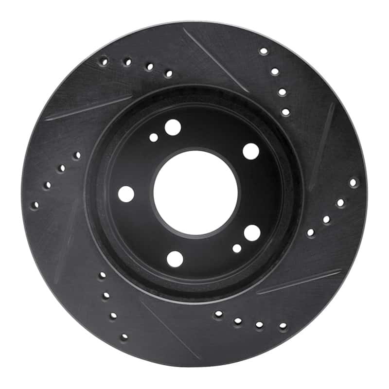 R1 Concepts — R1 00-24 Chrysler SEBRING Front Left Drilled & Slotted Black Brake Rotor
R1 Brake Rotor Drill - view 5