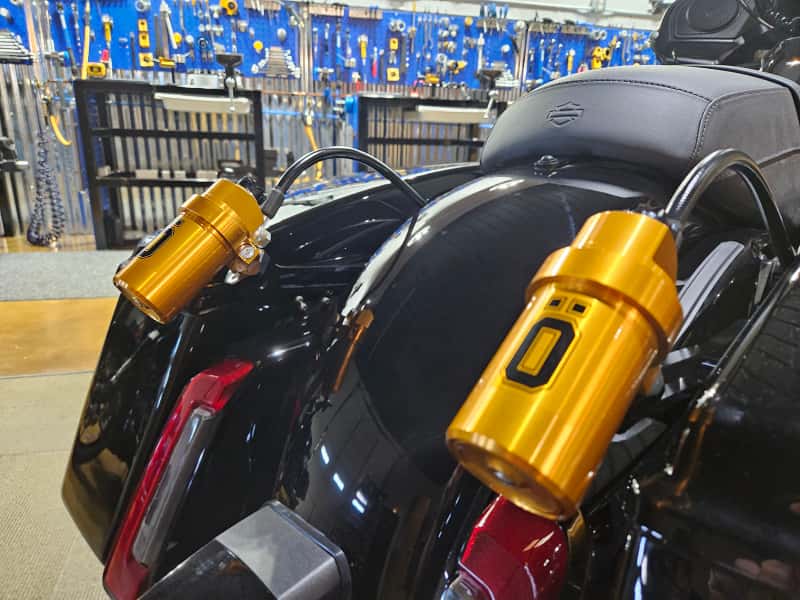 Ohlins — Ohlins 14-26 Harley FL Touring STX 36 Twin Blackline 13in Shocks 150lb- Max 500lb - view 2