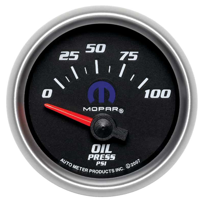 AutoMeter — Autometer Mopar 52.4mm SSE 0-100 PSI Oil Pressure Gauge
MOPAR #77060045, 2-1 - view 1