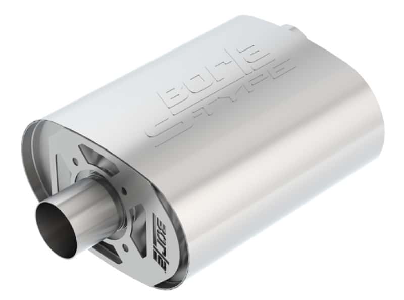 Borla — Borla CrateMuffler Ford Coyote 5.0L S-Type 2.5in Offset/Center 12inx6inx10.34in Muffler
CrateMuffler - view 1
