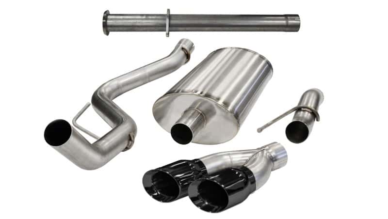 CORSA Performance — Corsa 2011-2014 Ford F-150 Raptor 6.2L V8 133in Wheelbase Black Xtreme Cat-Back Exhaust
Exhaust - view 1