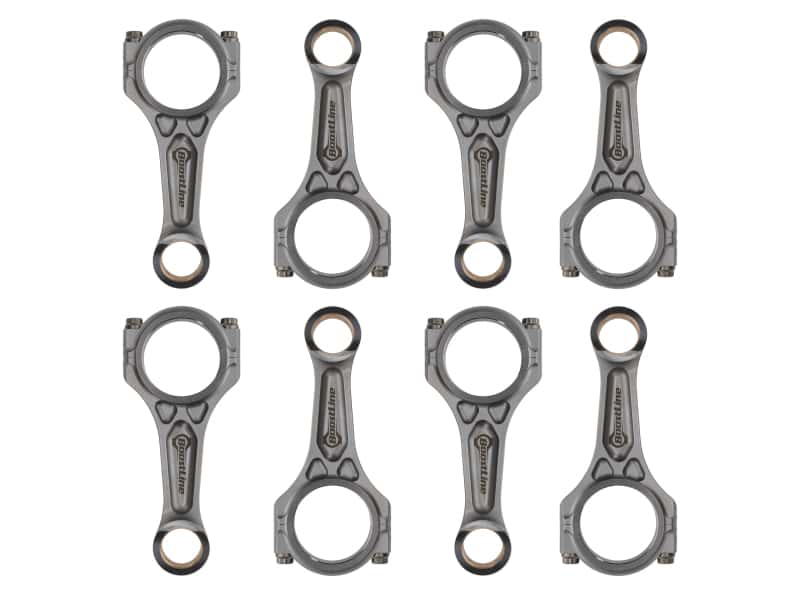 BoostLine — BoostLine 01-10 (11-12 LML) GM Duramax 6.6L Diesel 6.418in Connecting Rod Kit Tapered Pin End - view 1