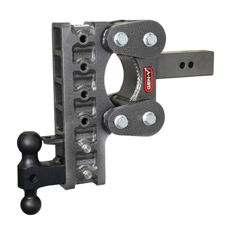 GEN-Y Hitch — Gen-Y The Boss Torsion-Flex 2.5in Shank 10in Drop 16K Hitch w/GH-051 Dual-Ball/GH-032 Pintle Lock
Drop Hitch - view 1