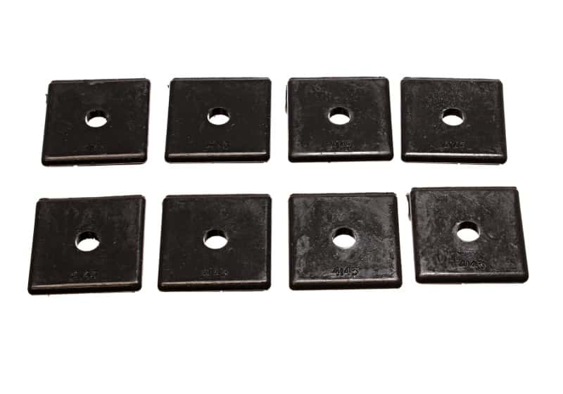 Energy Suspension — Energy Suspension Pad - Med - 2in SQ x 7/16in ID x 1/4in H - Black
LeafSprngInsulator - view 1