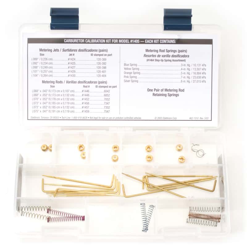 Edelbrock — Edelbrock Jet / Rod Kit for 1405
CARB COMPONENTS - view 4