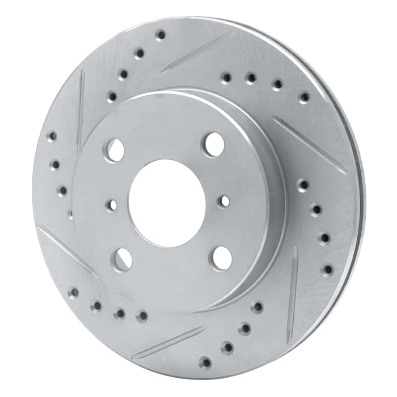 R1 Concepts — R1 99-05 Toyota Yaris (Mexico) Front Left Drilled & Slotted Silver Brake Rotor
R1 Brake Rotor Drill - view 2