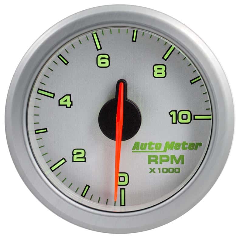 AutoMeter — Autometer Airdrive 2-1/6in Tachometer Gauge 0-10K RMP - Silver
GA 2" 10KRPM ARDRV S - view 4