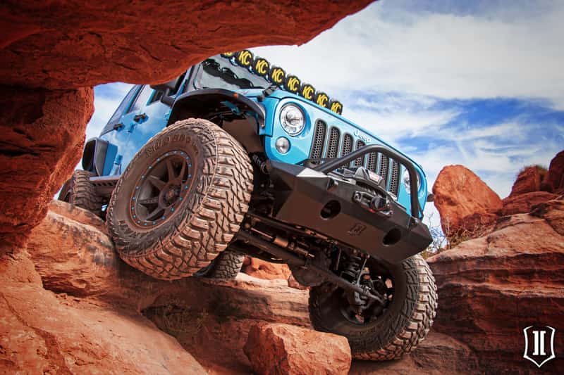 ICON — ICON 07-18 Jeep Wrangler JK Pro Series Front Bumper Rec Winch Mount w/Bar/Tabs
FRONT BUMPER - view 6