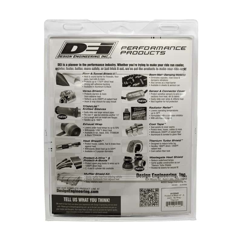 DEI — DEI Protect-A-Boot - 8in - 6-pack - No Ring - Titanium
SprkPlgBootProt - view 3