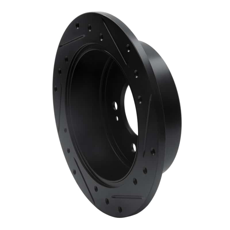 R1 Concepts — R1 10-13 Kia Forte Rear Left Drilled & Slotted Black Brake Rotor
R1 Brake Rotor Drill - view 4