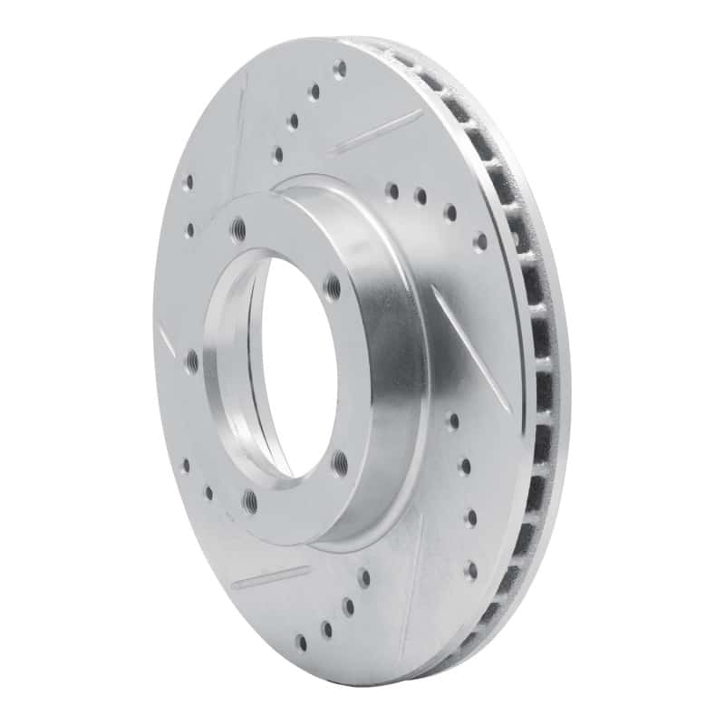 R1 Concepts — R1 84-95 Toyota Pickup Front Left Drilled & Slotted Silver Brake Rotor
R1 Brake Rotor Drill - view 2