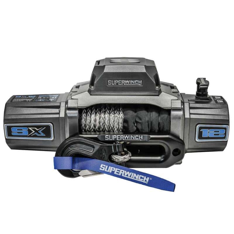 Superwinch — Superwinch 12000 LBS 12V DC 3/8in x 80ft Synthetic Rope SX 12000SR Winch - Graphite
Winch - view 2