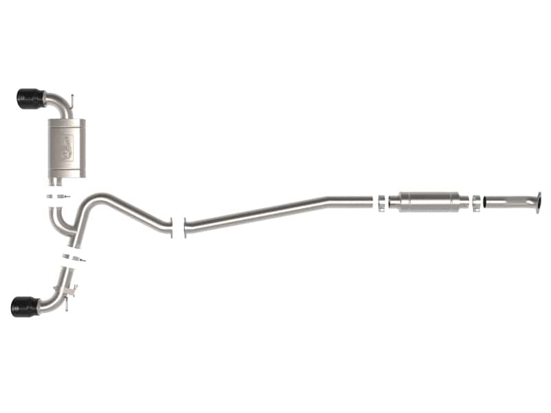 aFe — aFe 22-23 Hyundai Kona N L4 2.0L(t) Takeda 3in 304 SS Cat-Back Exhaust System w/ Black Tips
Cat-Back Exhaust - view 2