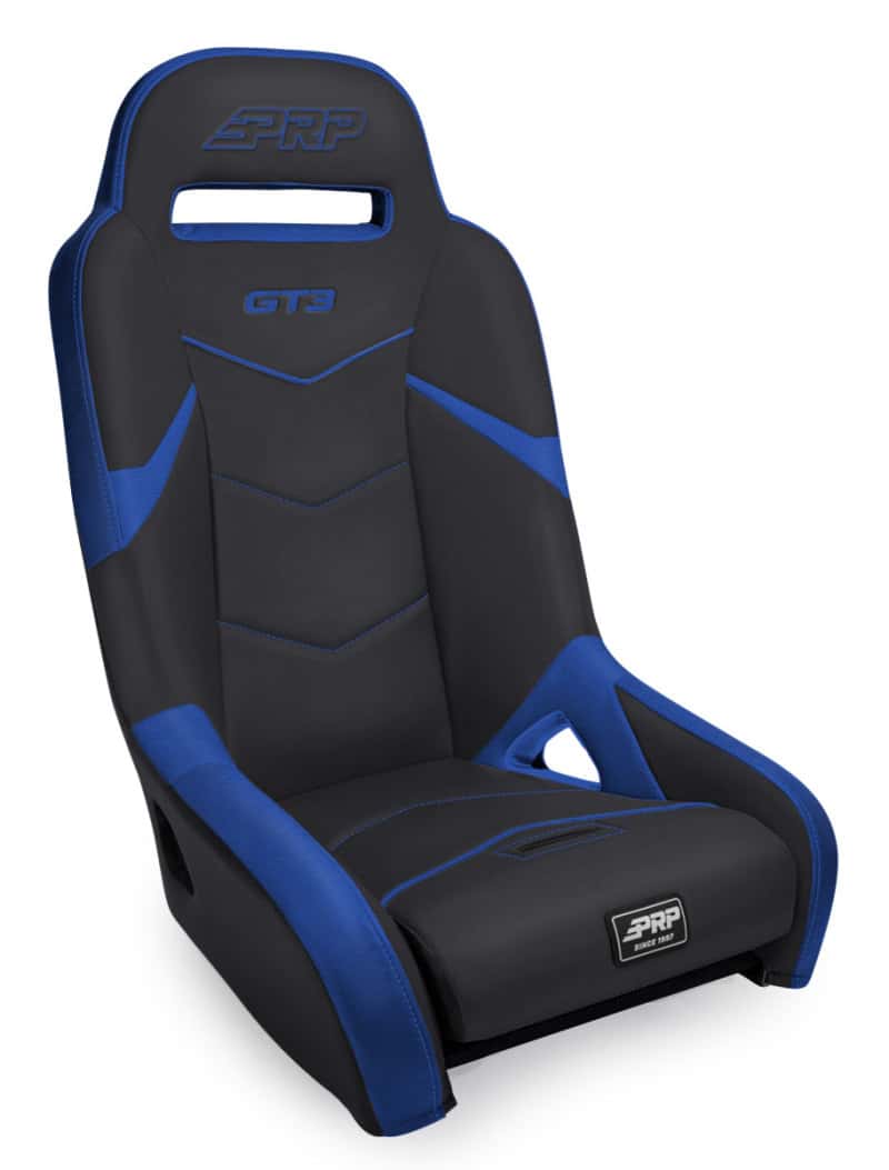 PRP Seats — PRP GT3 Rear Suspension Seat- Black/Blue - view 1
