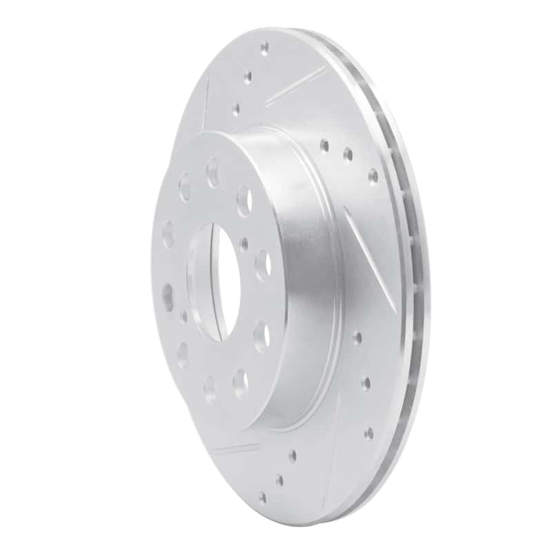 R1 Concepts — R1 91-95 Toyota MR2 Rear Left Drilled & Slotted Silver Brake Rotor
R1 Brake Rotor Drill - view 2